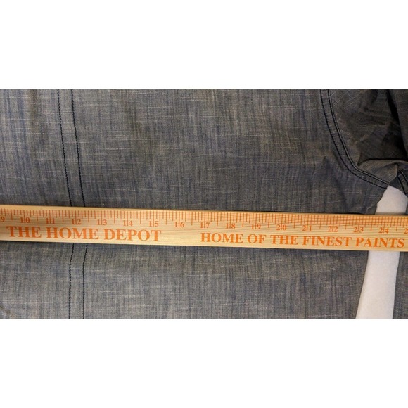 7 Diamonds Button Down Shirt Mens XL Gray Cotton Flip Cuff Paisley - Picture 10 of 10